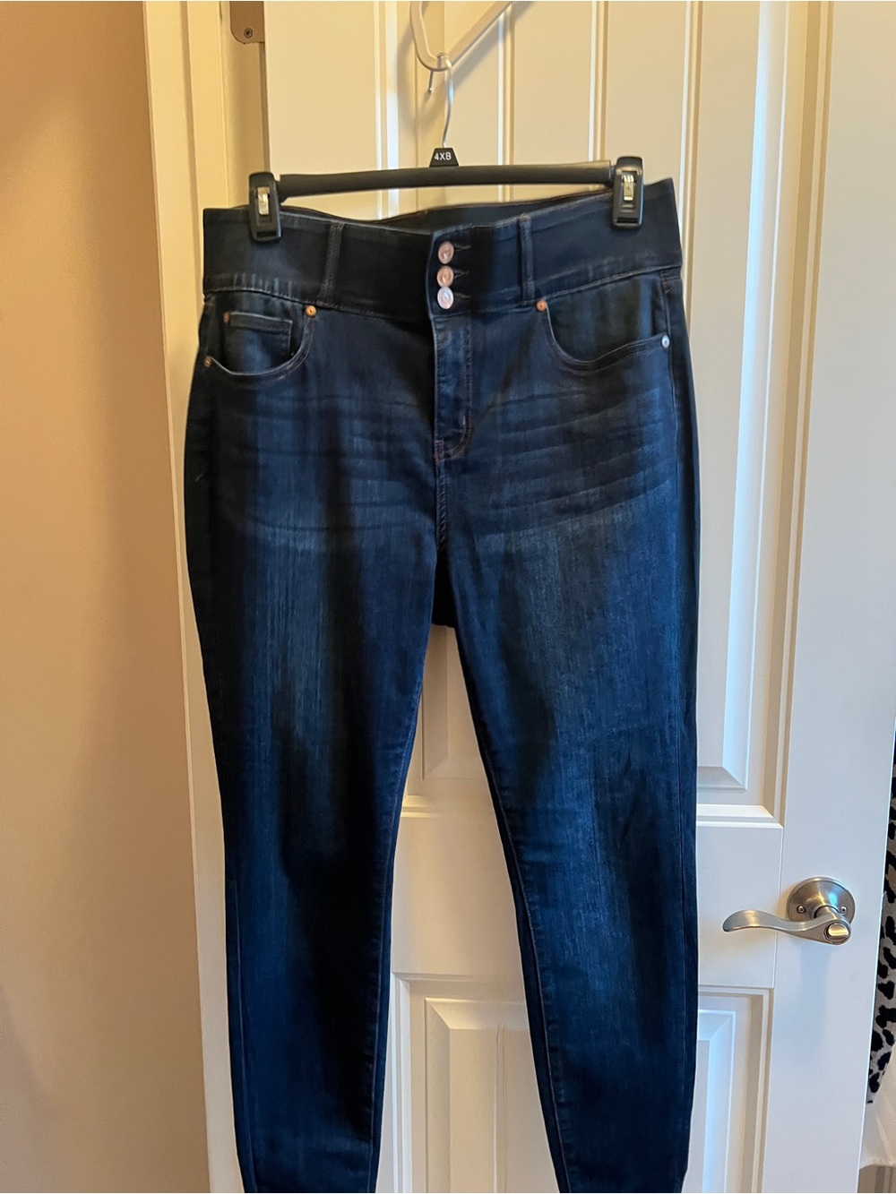 Arula Dark Wash High-Rise Stretch Jeans Sz 14